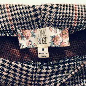 Seasonal checkered pants with a stretch size US 10